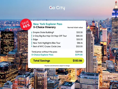App de Go City usada con el New York Explorer Pass