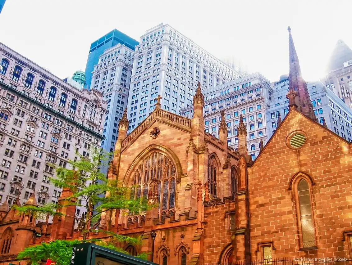 Trinity Church et son cimetière sur la visite privée de Downtown New York